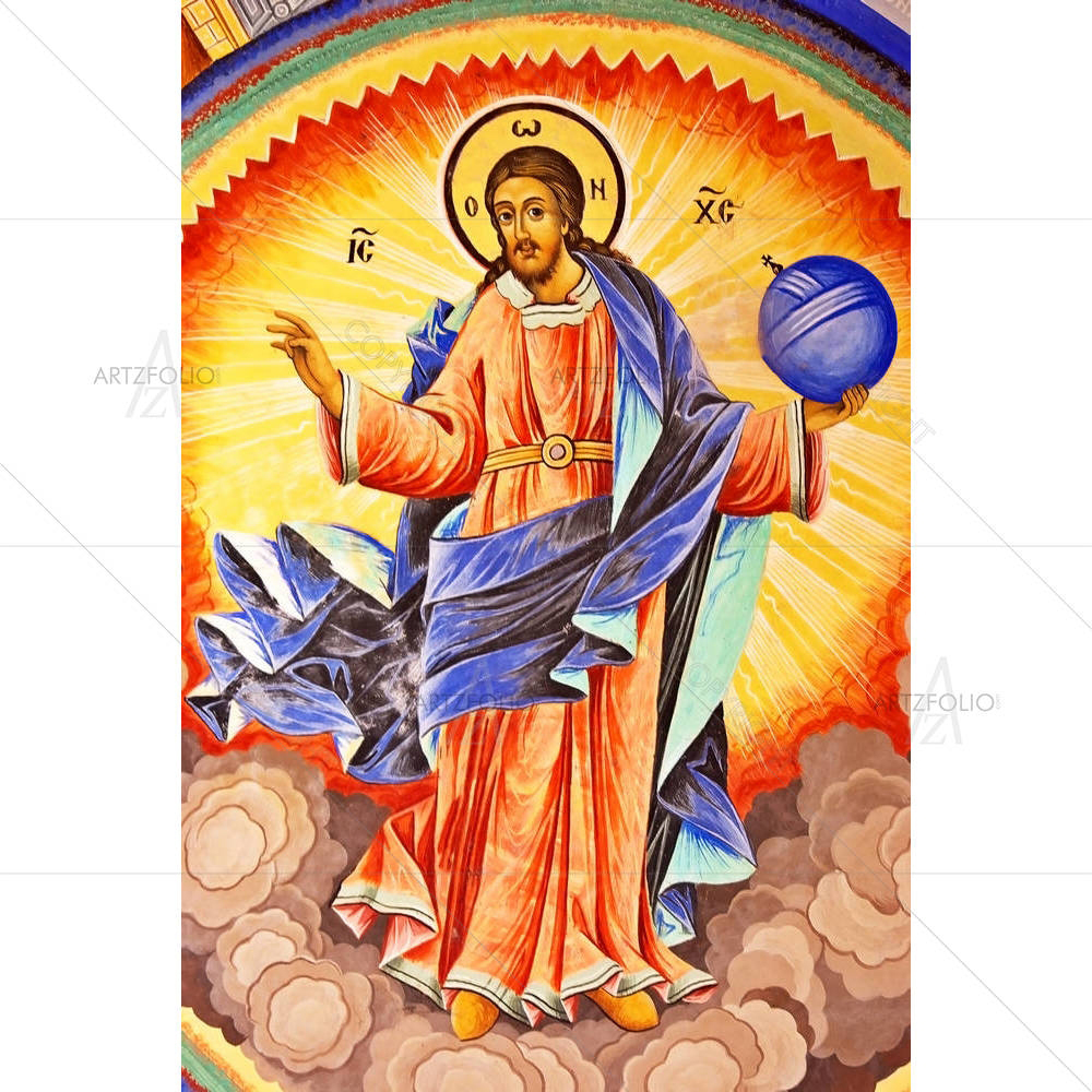 Jesus Christ Rila Monastery Bulgaria — custom-size art design 5000033