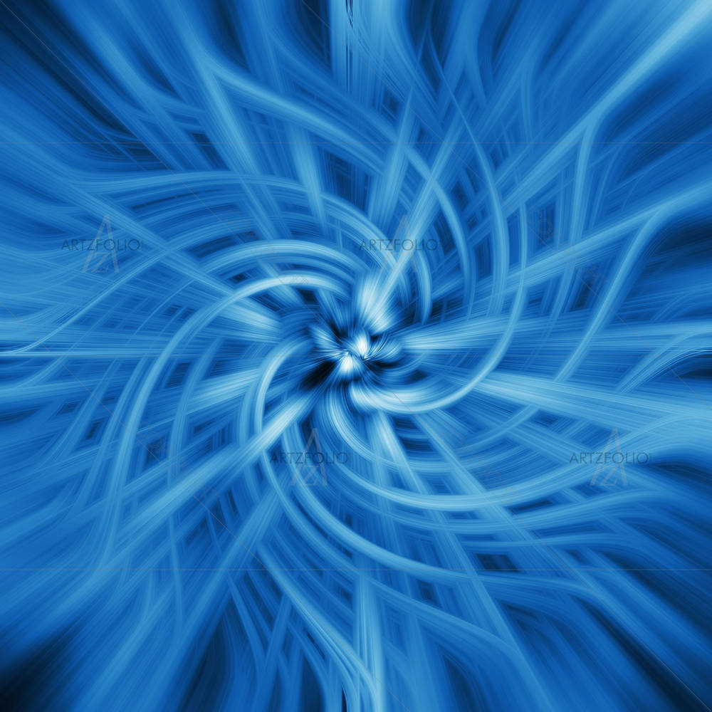 Blue Spiral — custom-size art design 5000050