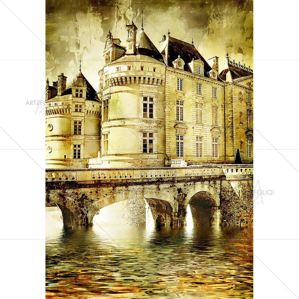 Castle On Water — custom-size art design 5000072