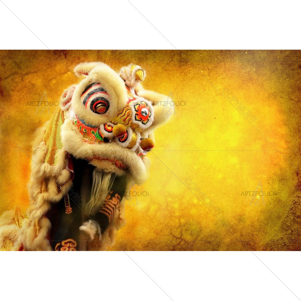 Lion Dance — custom-size art design 5000078