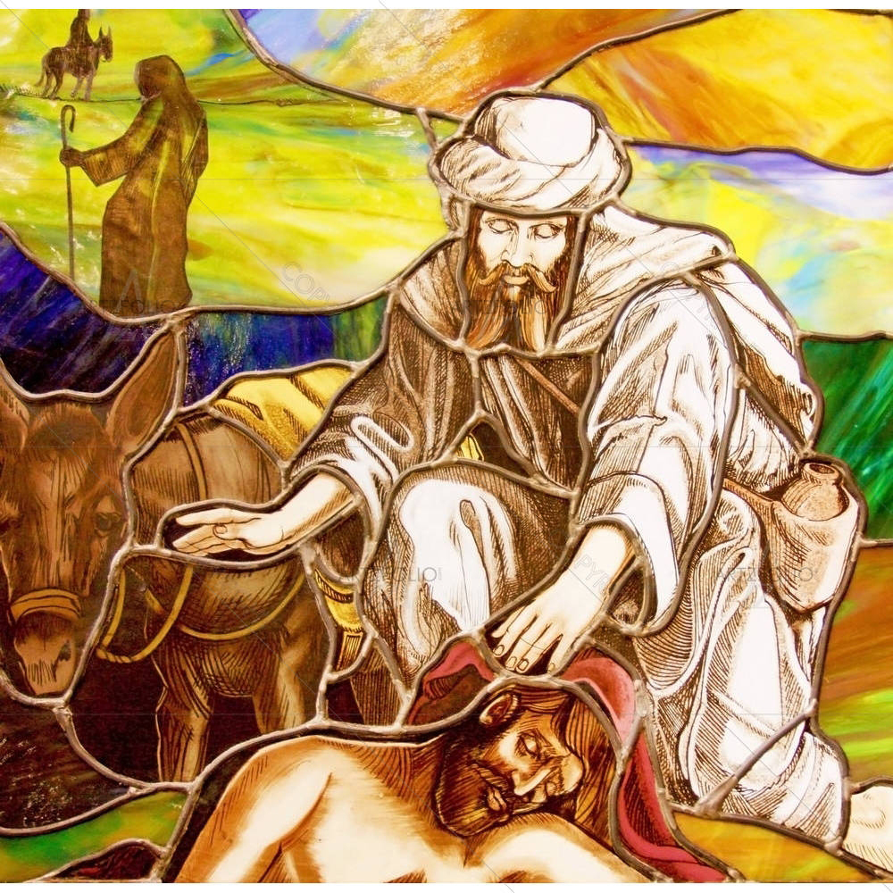 Jesus & The Sick — Devotional art