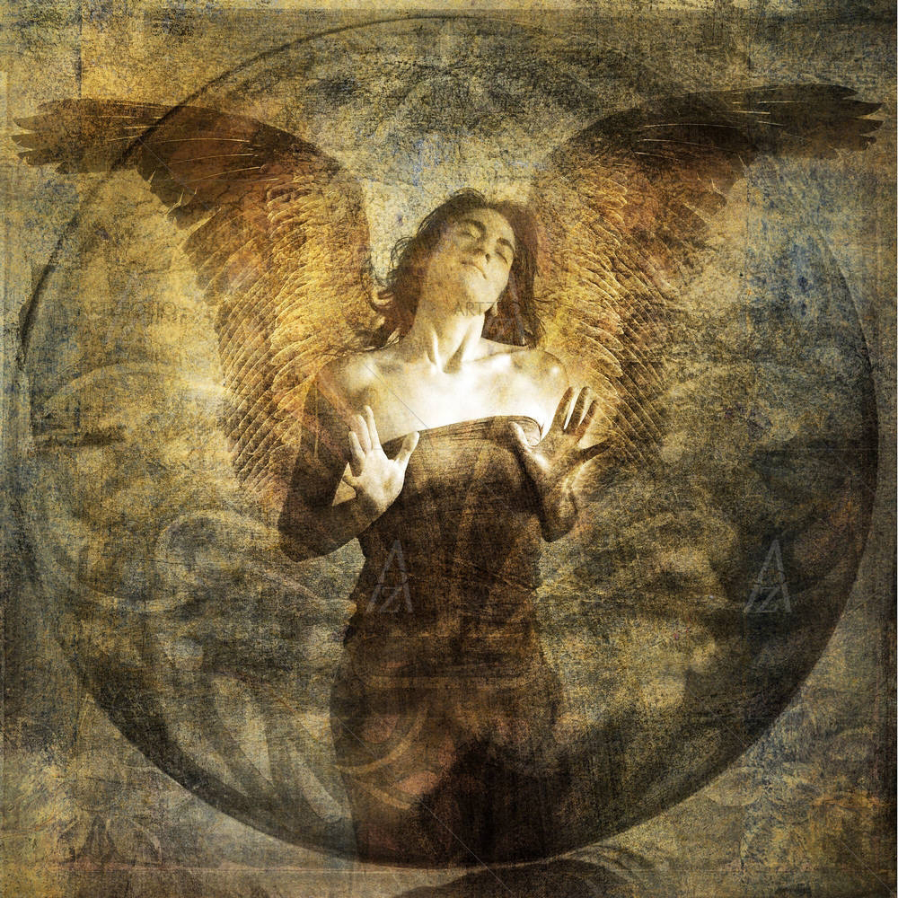 Angel With Open Hearted Gesture