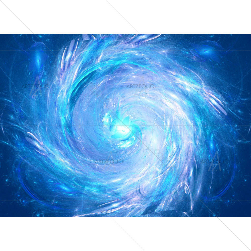 Blue Whirlpool — custom-size art design 5000113