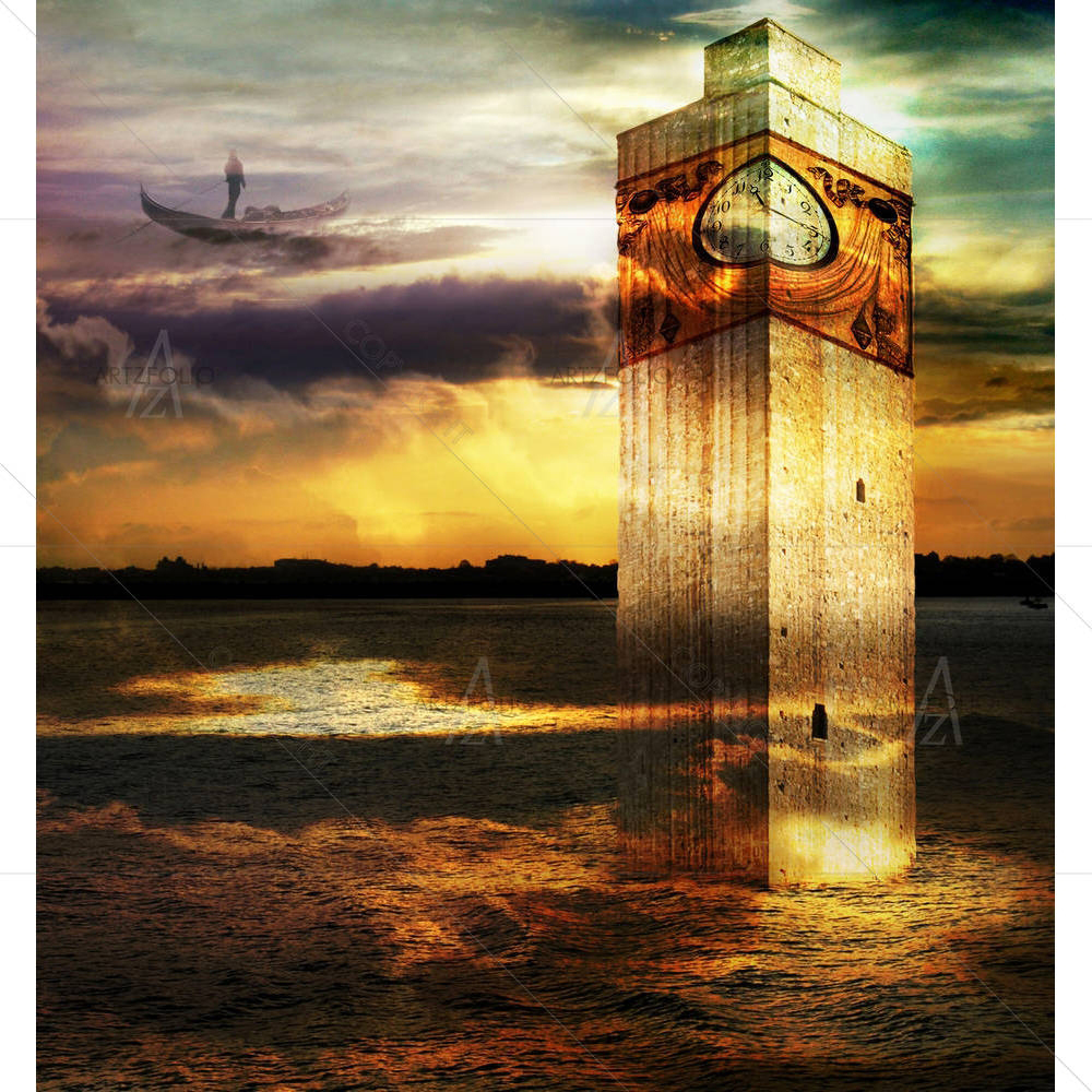 Tower In Italy — custom-size art design 5000115