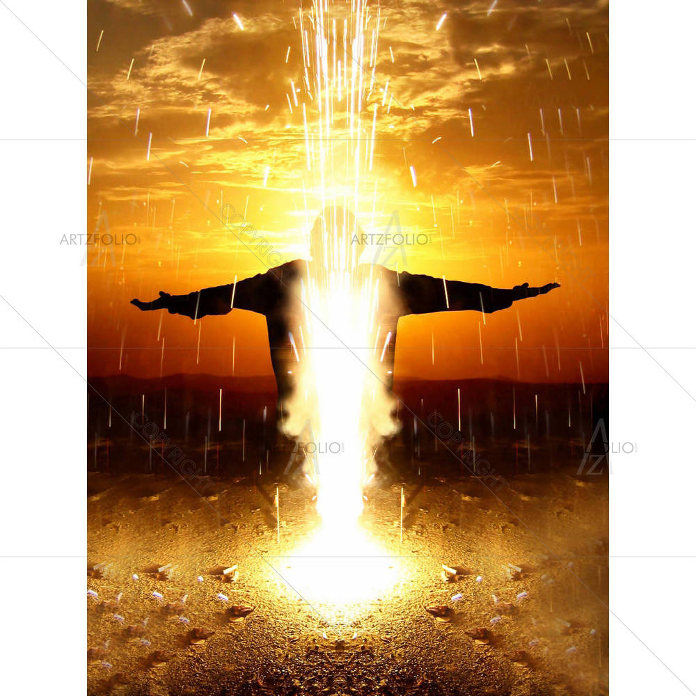 Metaphorical Fountain Of Life — Devotional custom art by ArtzFolio