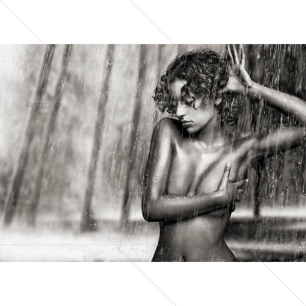 Woman Rain Dancer — custom-size art design 5000136