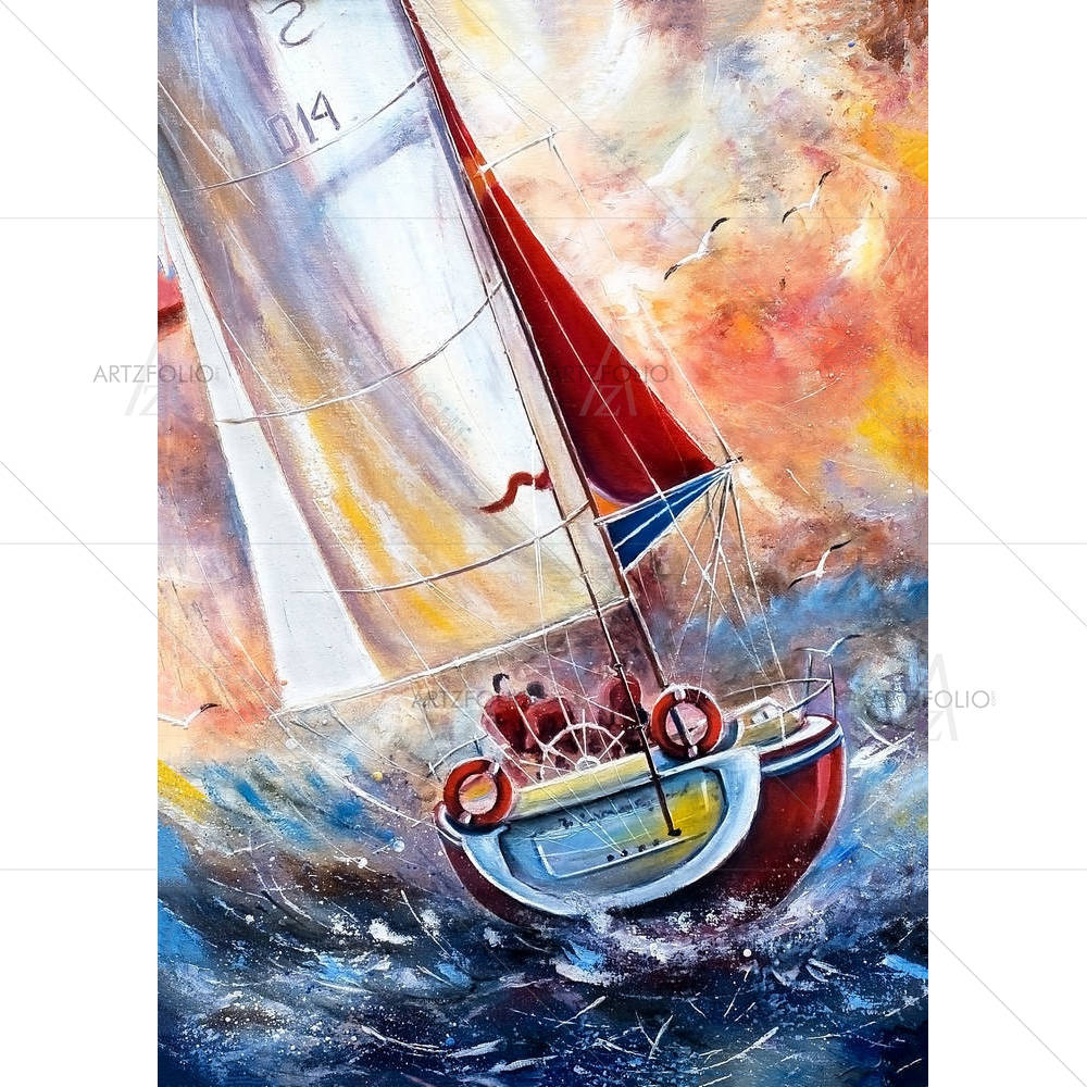 Seamen On A Boat