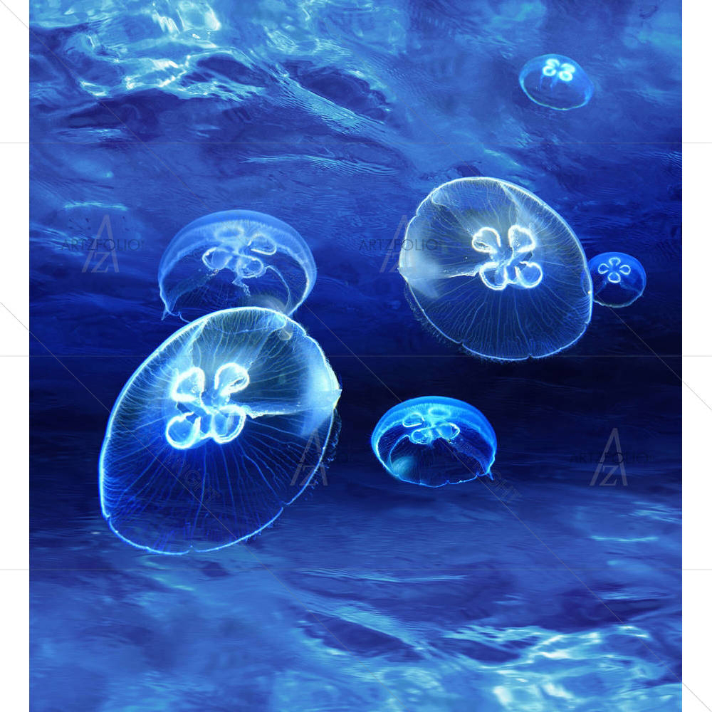 Luminous Light Underwater — custom-size art design 5000178