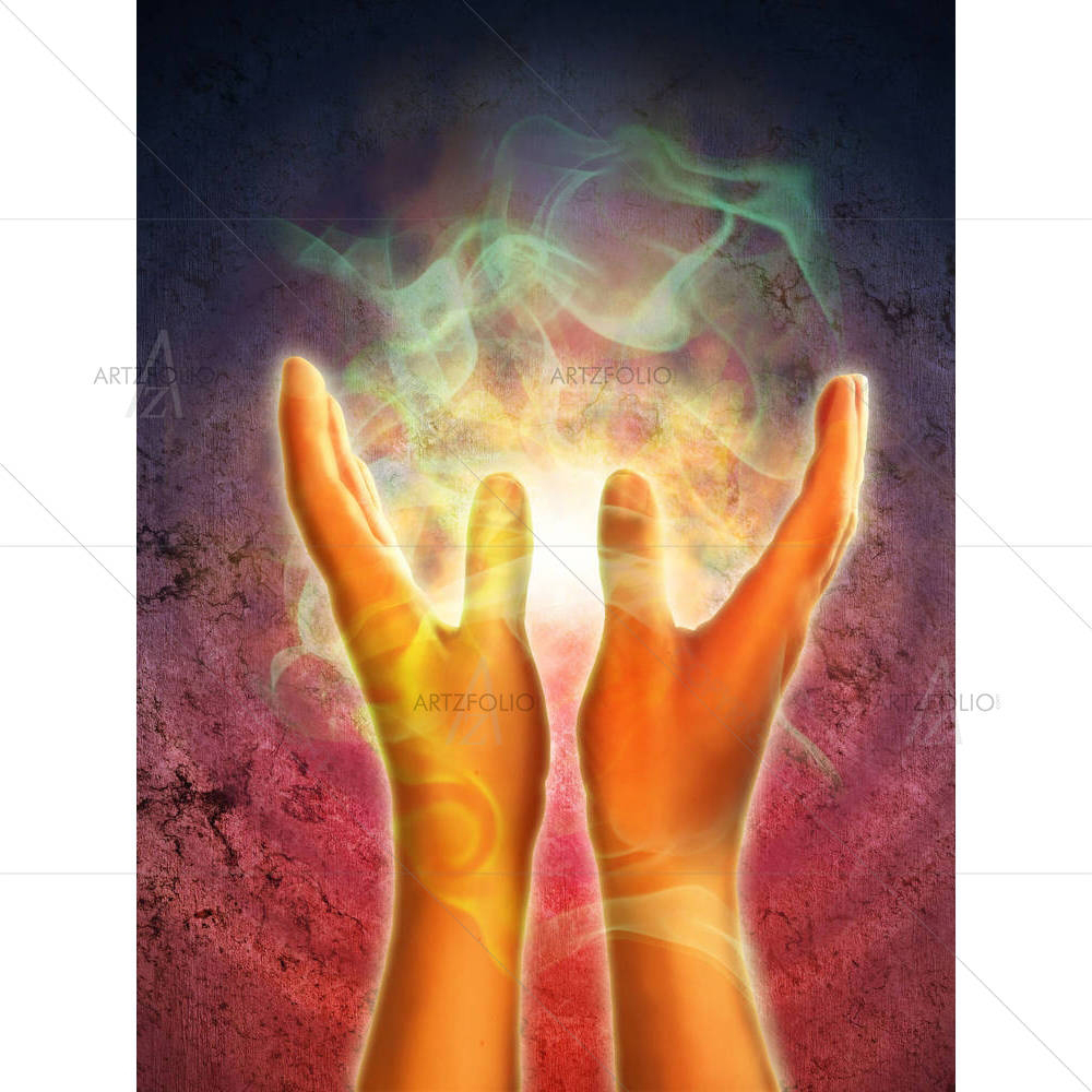 Mystical Energy Generating — custom-size art design 5000179