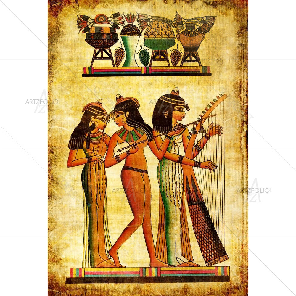 Old Egyptian Papyrus