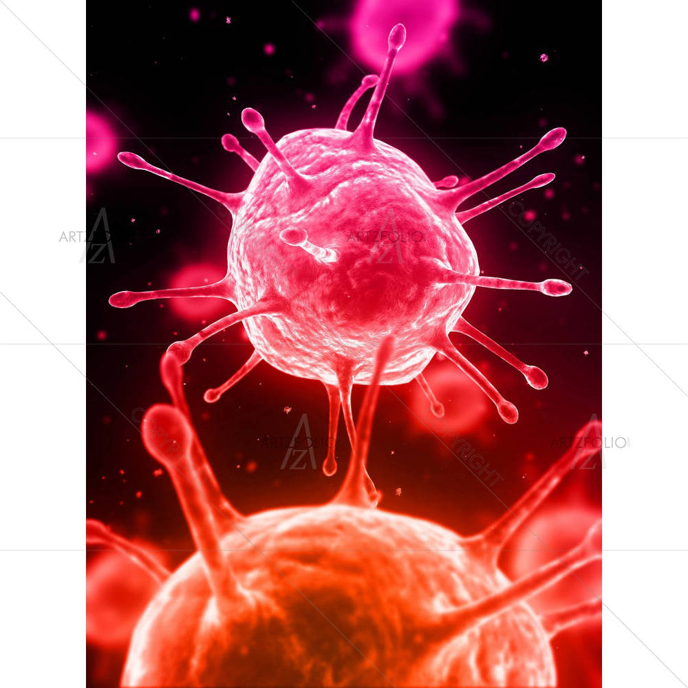 Virus Artwork — custom-size art design 5000196