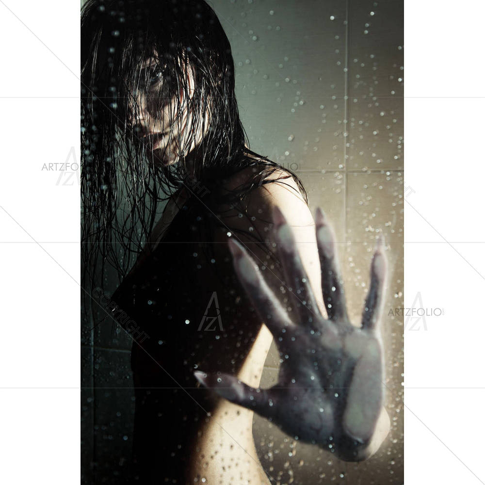 Female Witch Standing — Fantasy Ghost custom art by ArtzFolio