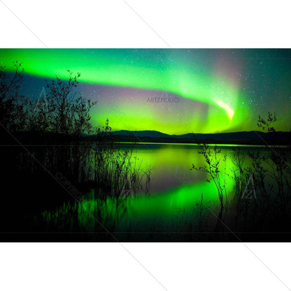 Northern Lights Canada — Astronomy custom art by ArtzFolio