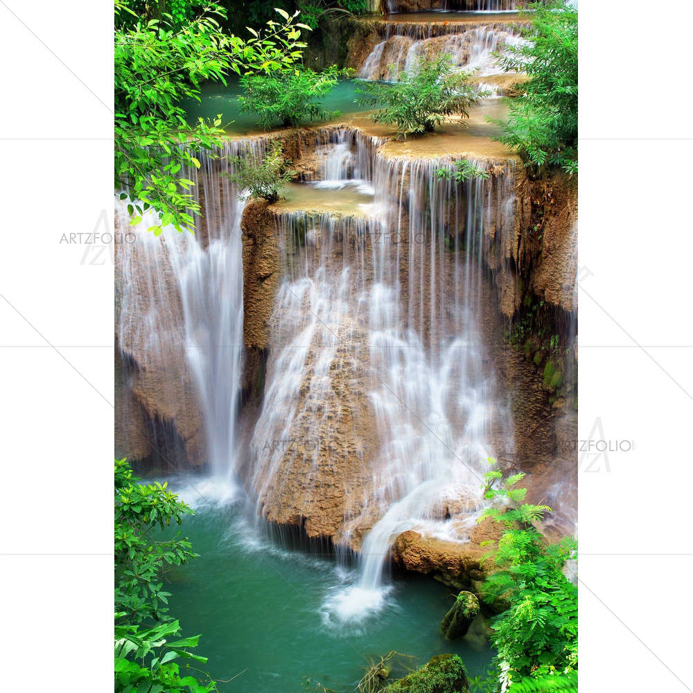 Waterfall In Thai National Park D1