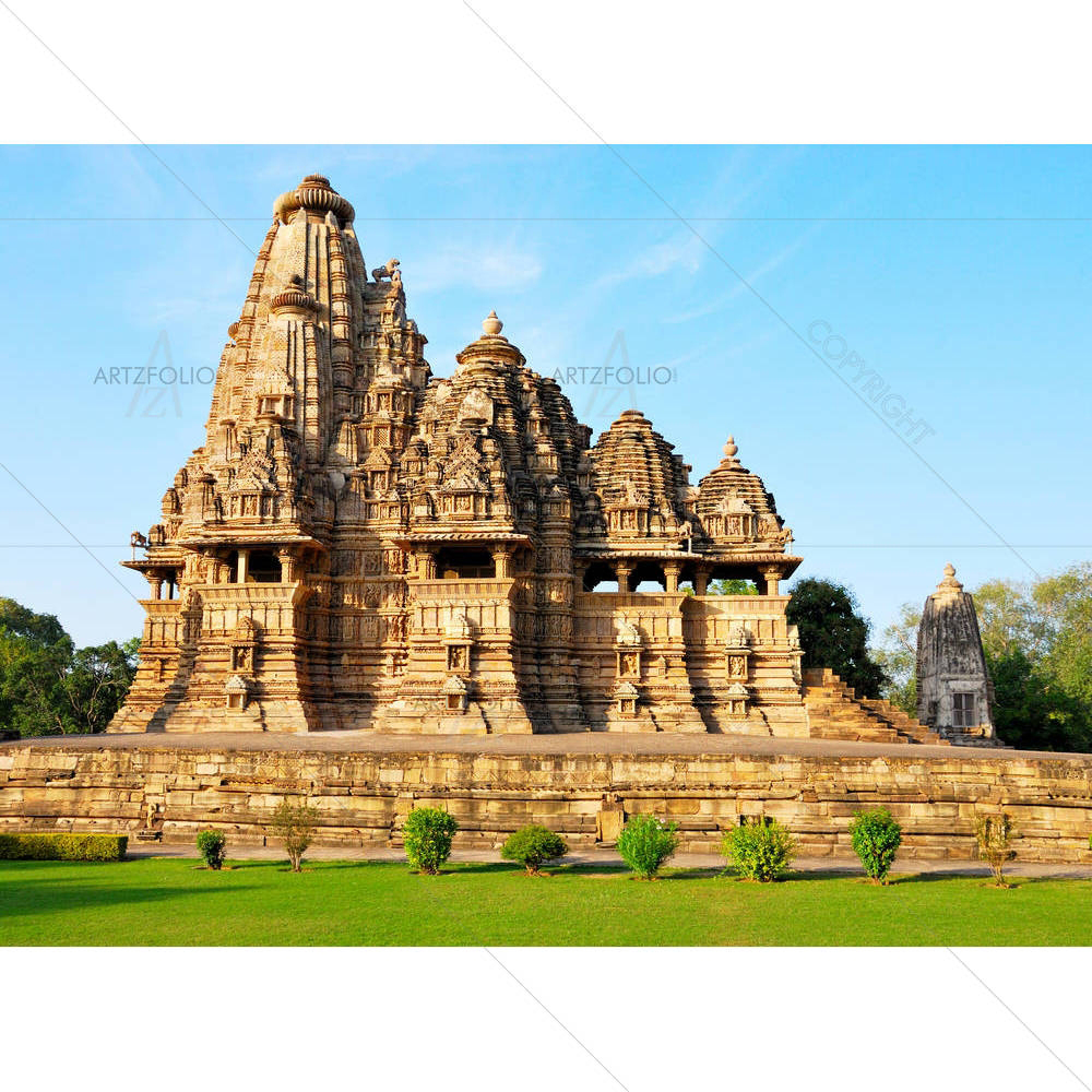 Temple In Khajuraho India — custom-size art design 5000267