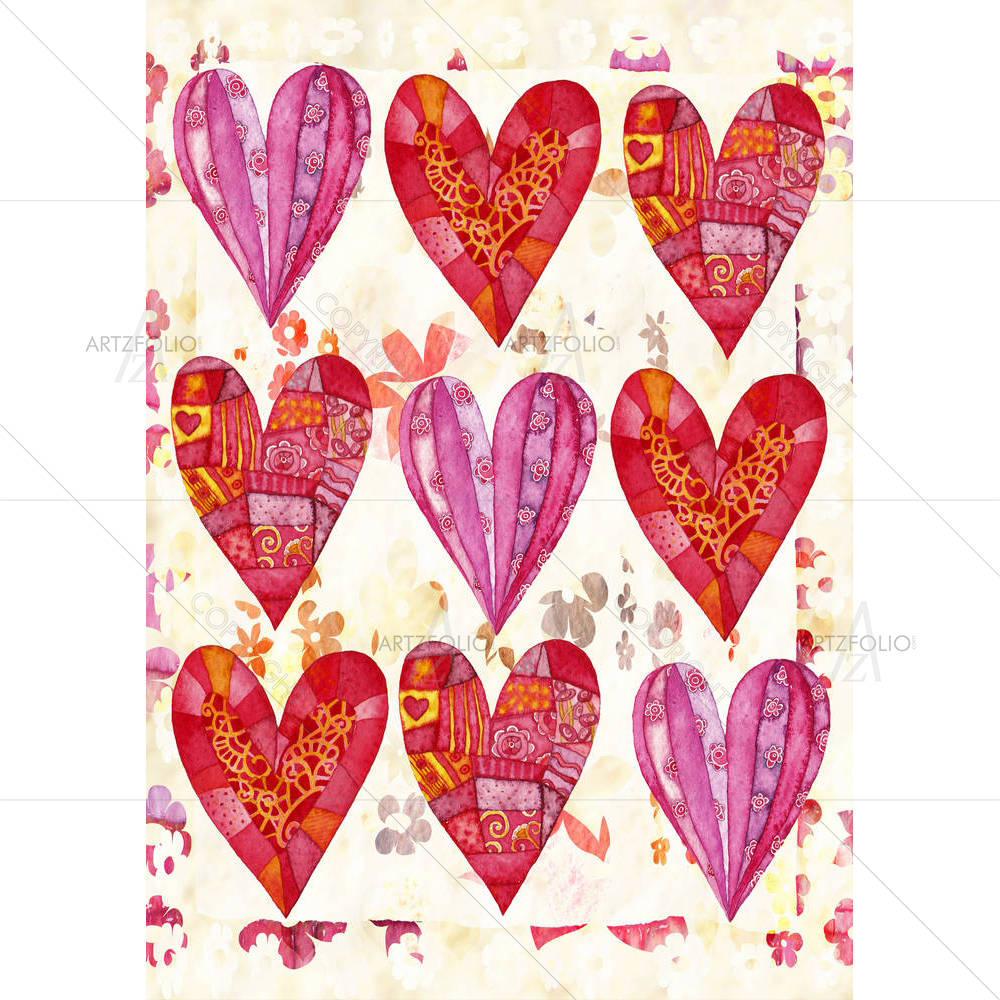Valentines Day Card — custom-size art design 5000284