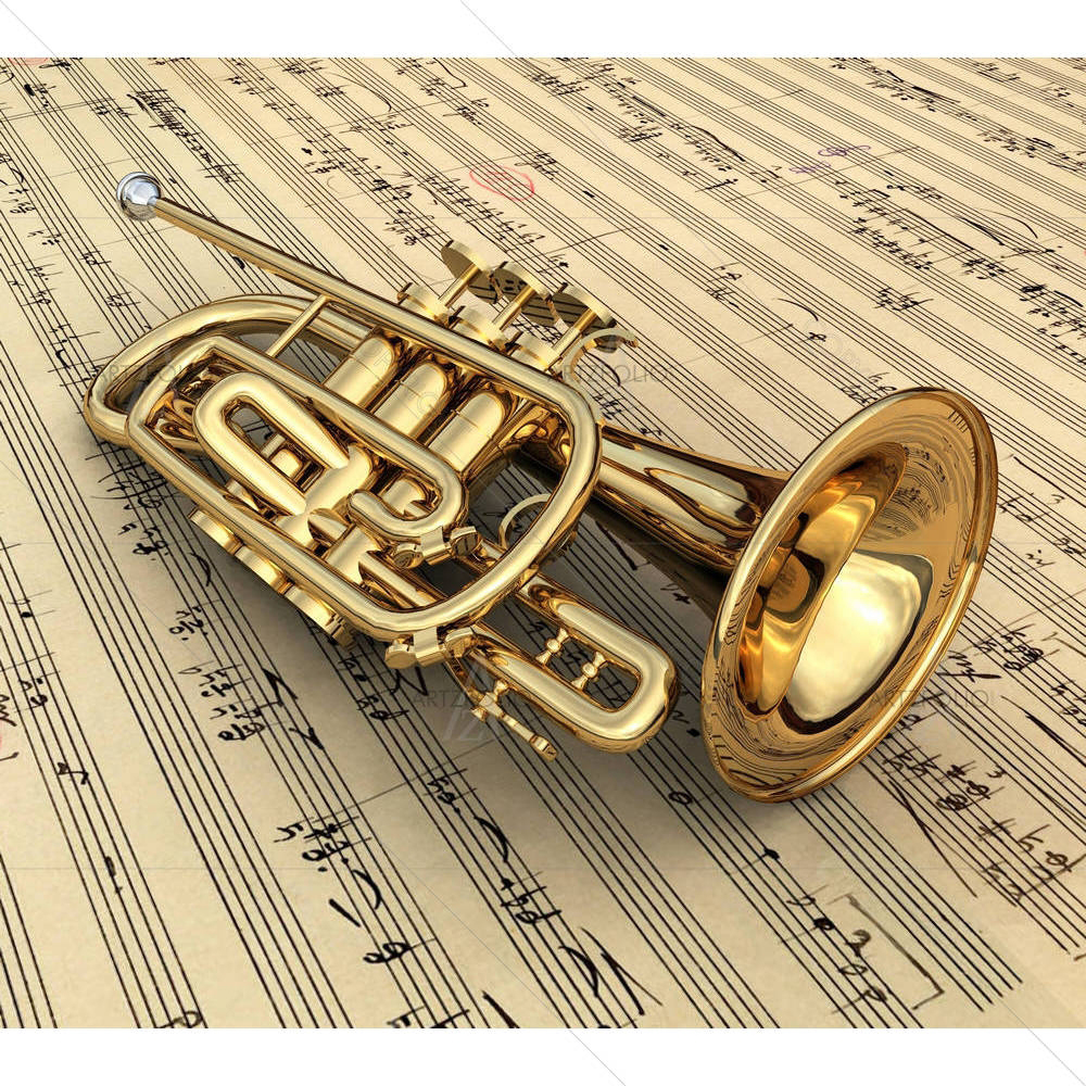 Brass Lacquered Trumpet