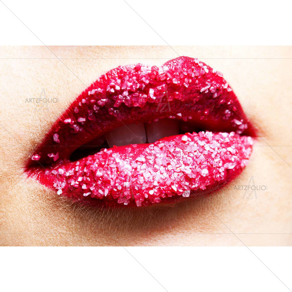 Sugar Red Lips — custom-size art design 5000309