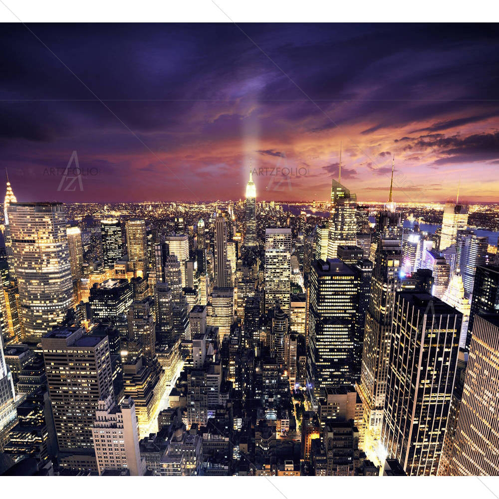 Big Apple, Manhattan, New York — American custom art by ArtzFolio