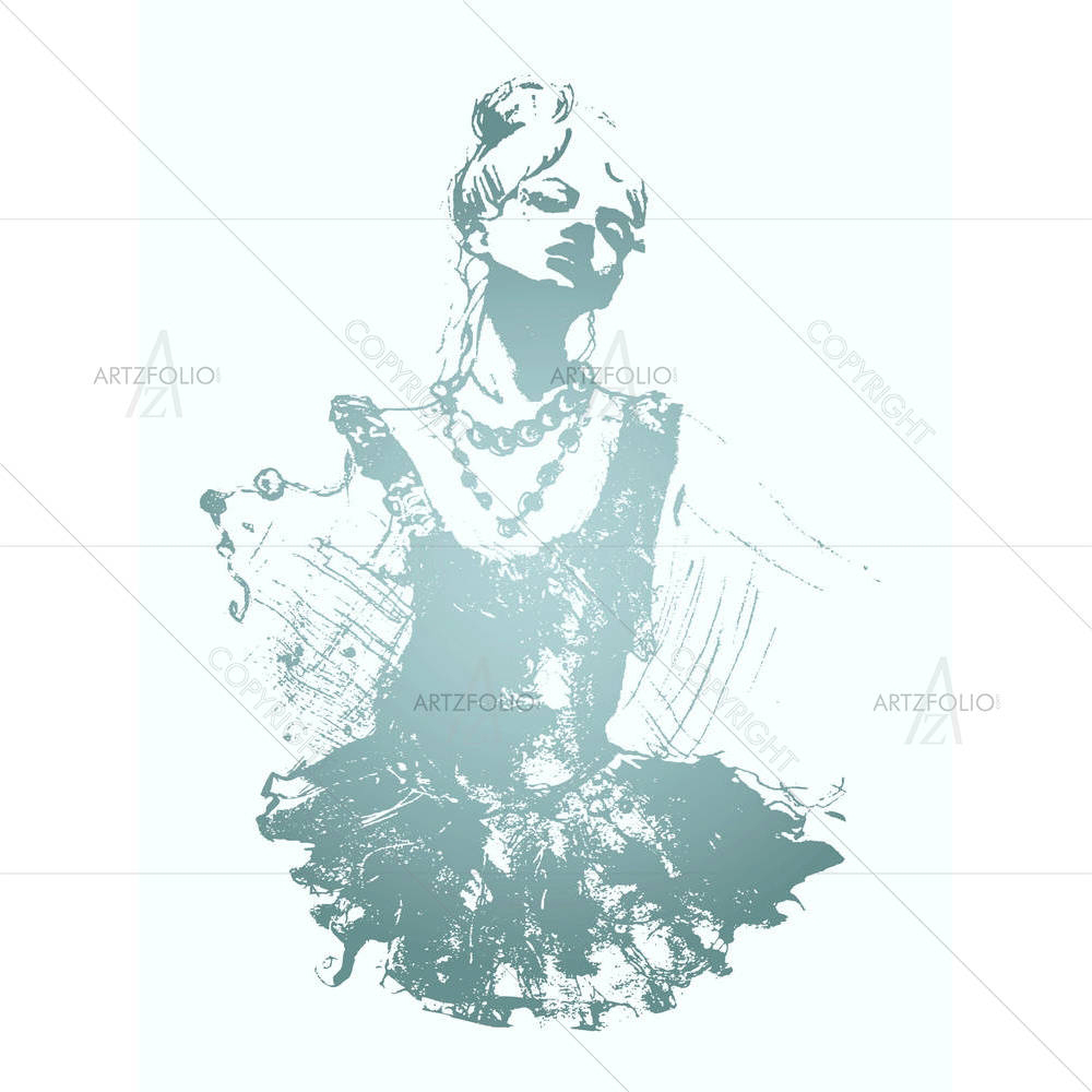 Young Dancer — Abstract custom art by ArtzFolio