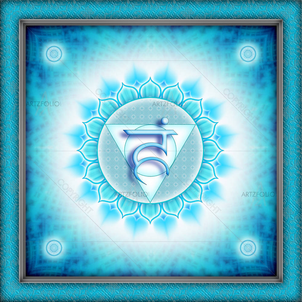 Chakra Vishuddha — custom-size art design 5000382