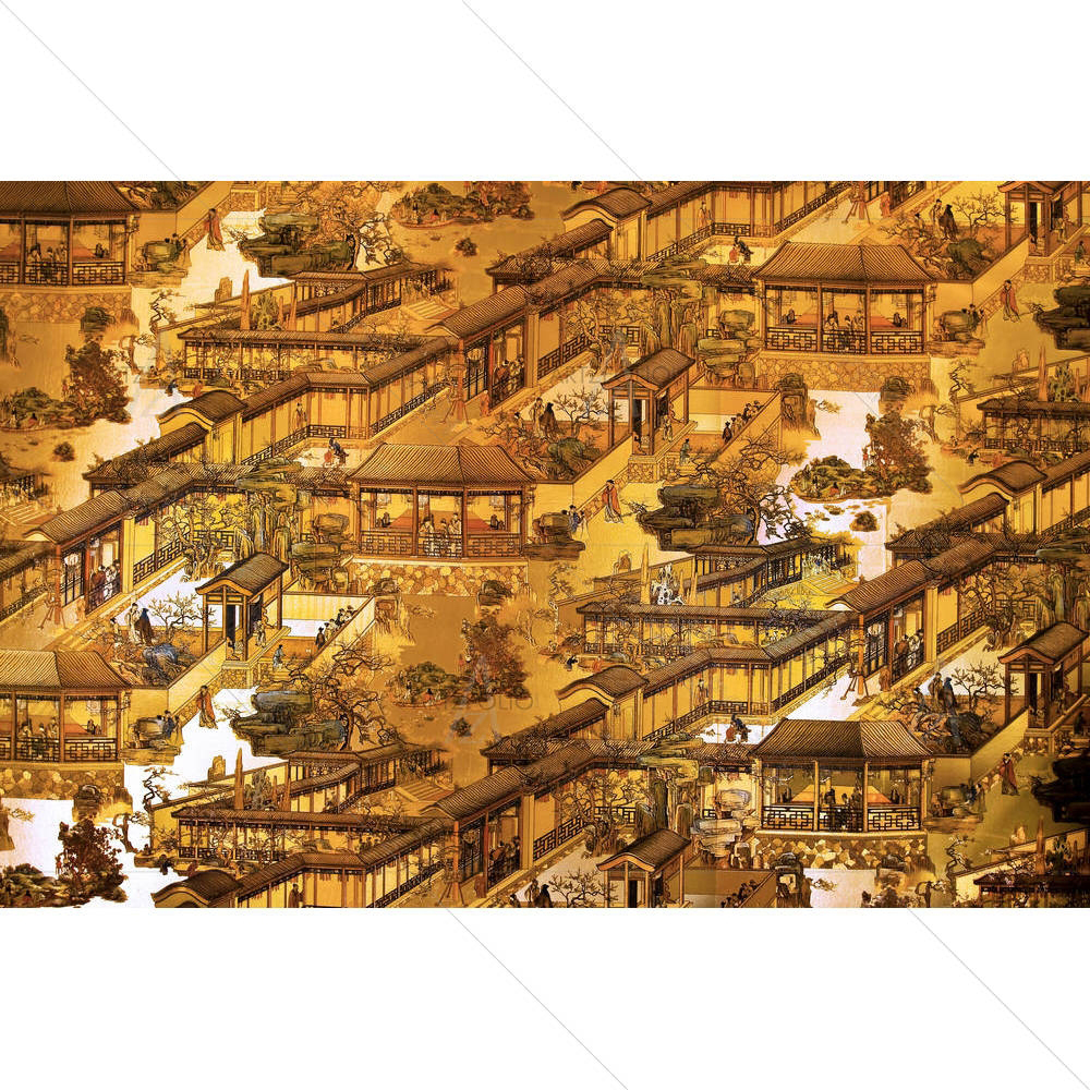 City Of China — Abstract custom art by ArtzFolio
