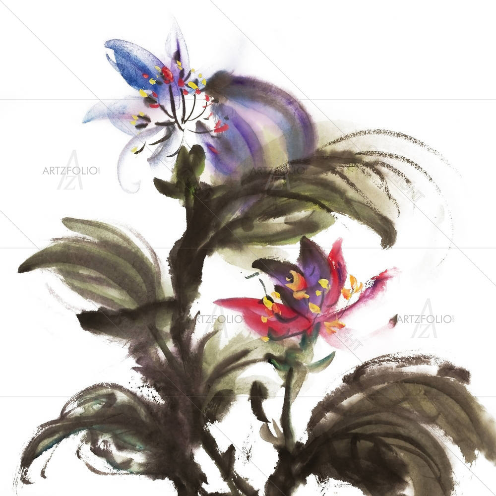 Chinese Traditional Artwork — custom-size art design 5000405