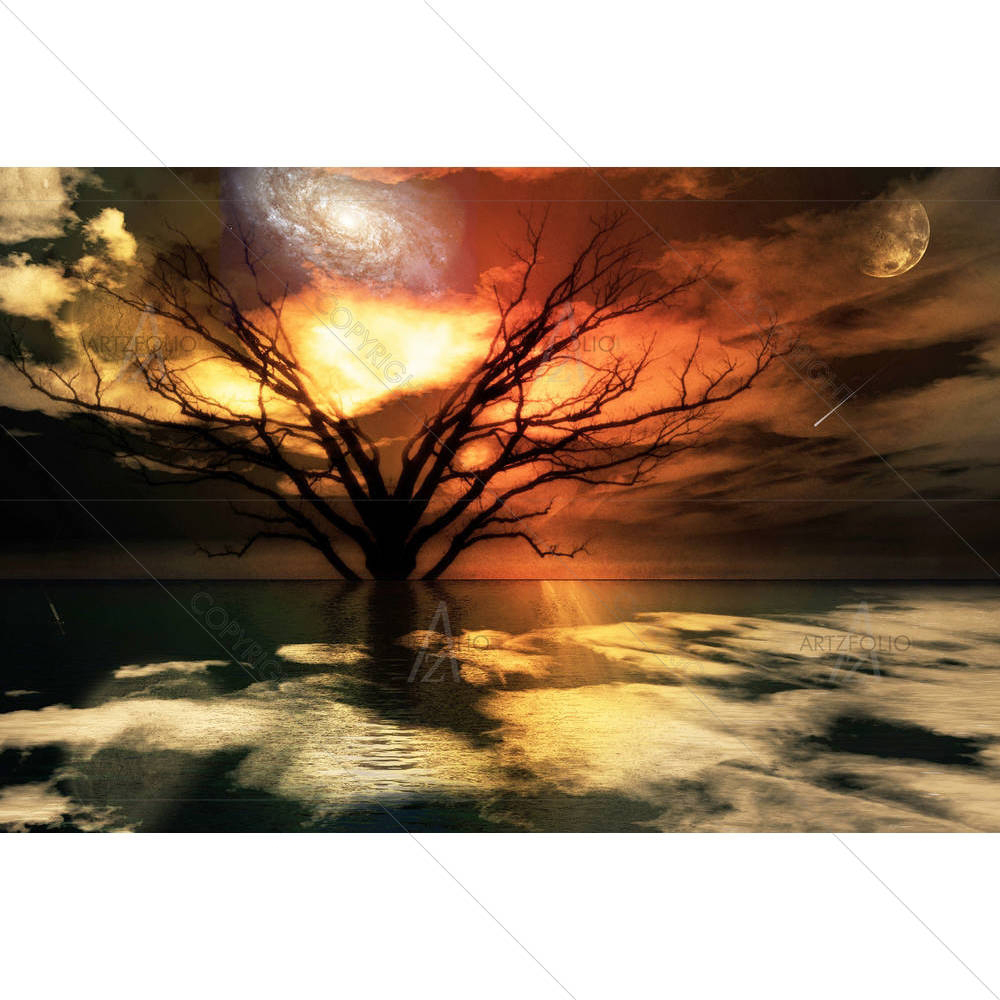 Magical Landscape — Abstract custom art by ArtzFolio
