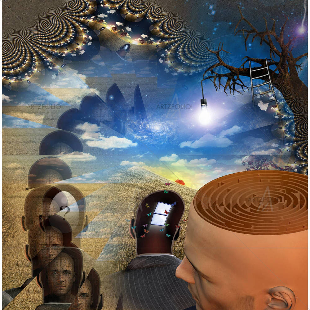 Strange Scene — custom-size art design 5000414