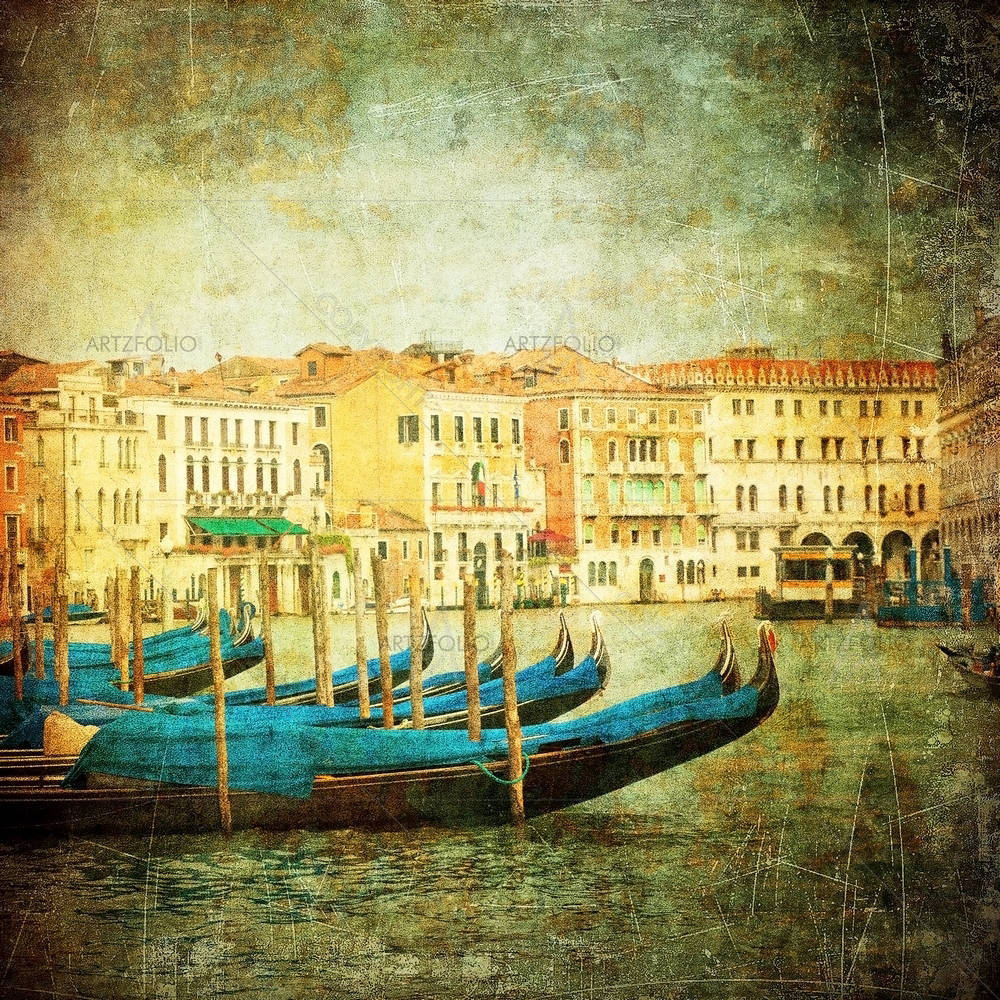 Grand Canal, Venice — Ancient custom art by ArtzFolio