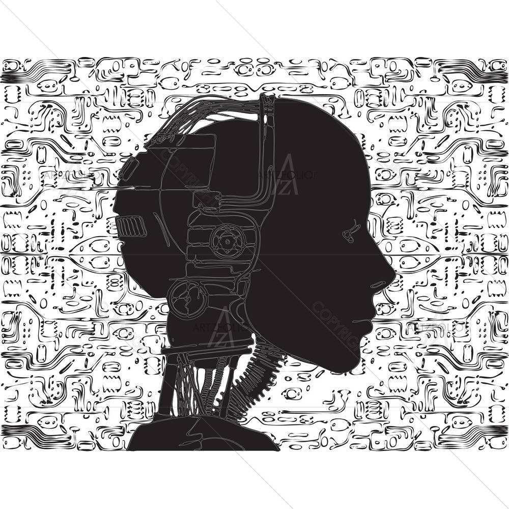 Electrical Circuit — Futurism custom art by ArtzFolio