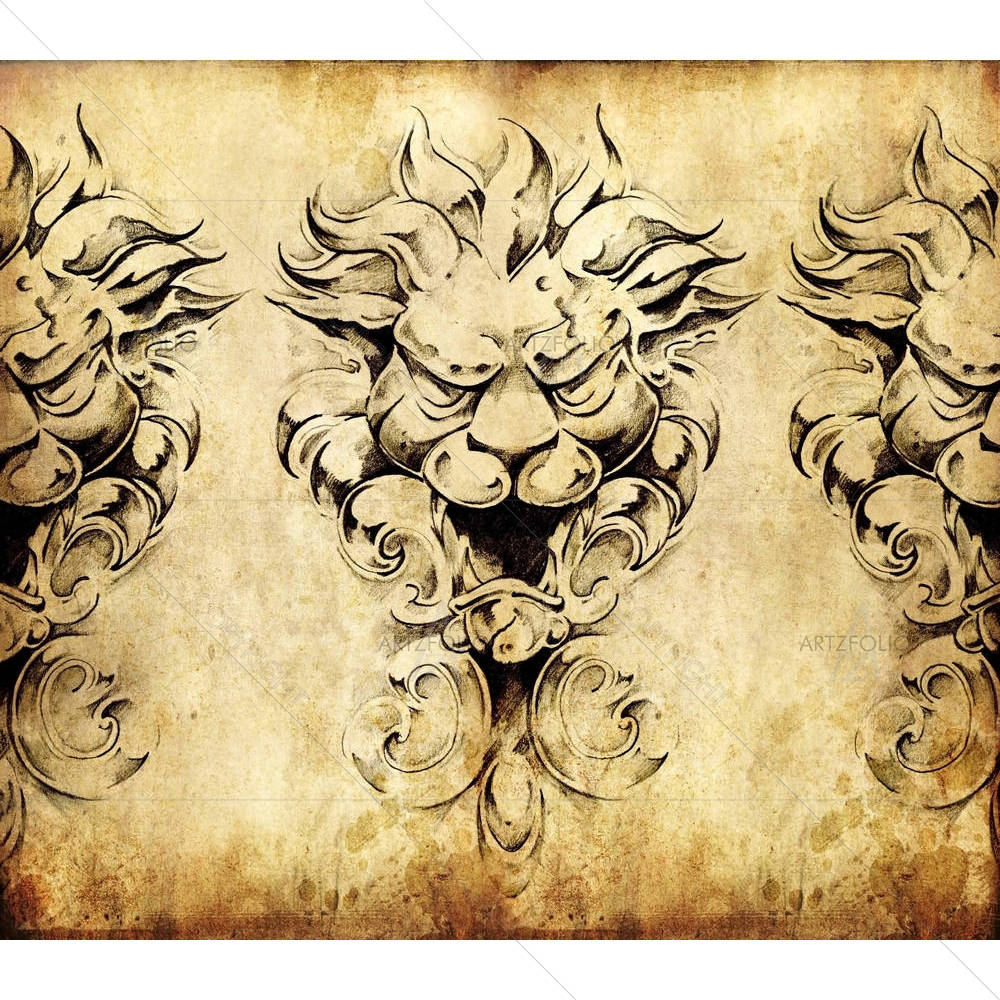 Gargoyle Tattoo — Abstract custom art by ArtzFolio