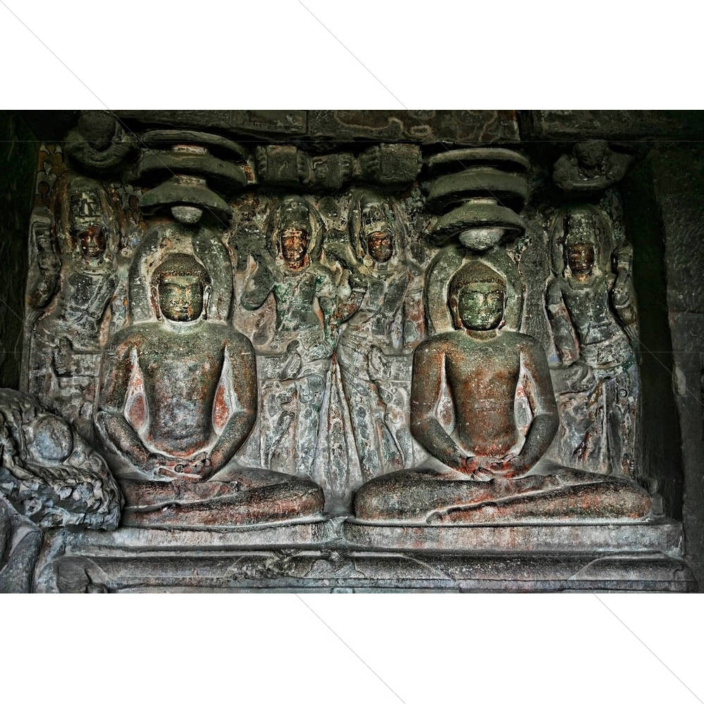 Ellora Cave India — Devotional custom art by ArtzFolio