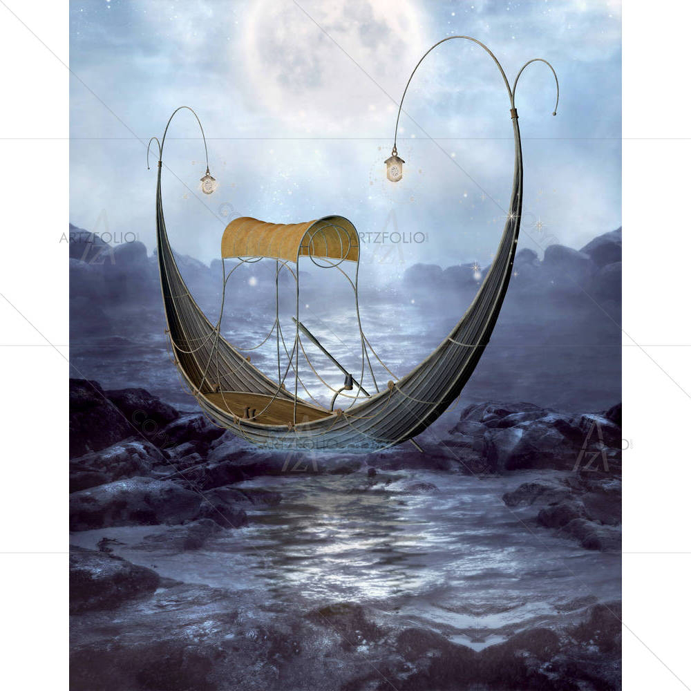 Gondola — Abstract custom art by ArtzFolio