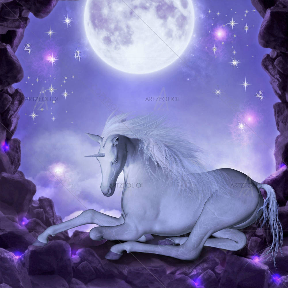 Unicorn — Abstract custom art by ArtzFolio