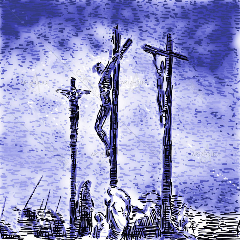 Crucifixion D1 — custom-size art design 5000499