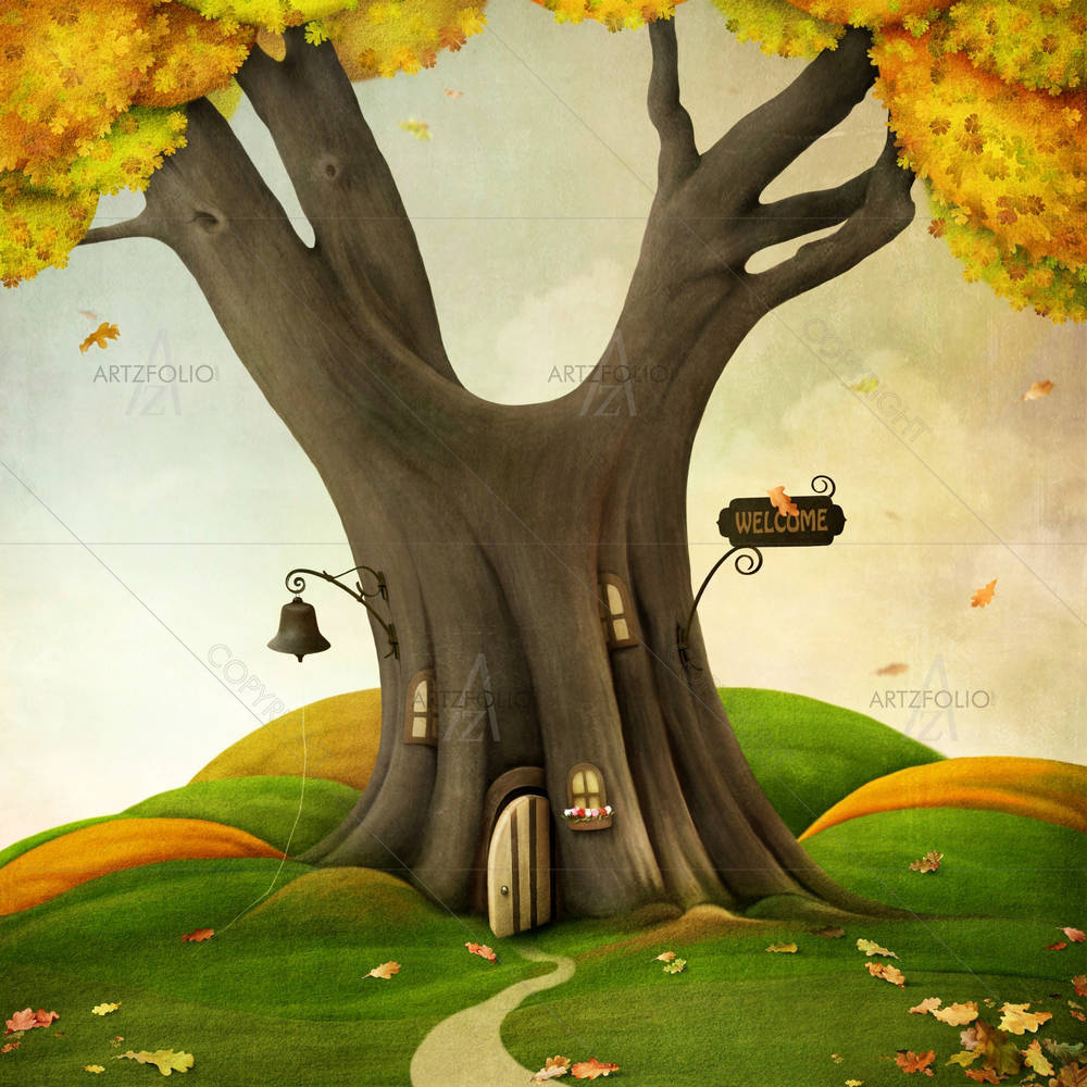 Welcome Autumn — custom-size art design 5000502
