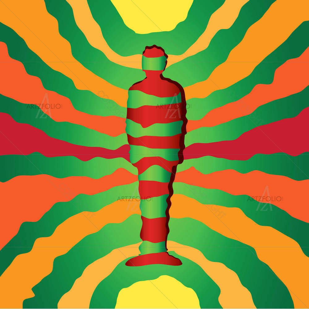 Psychedelic Man D3 — Signs custom art by ArtzFolio