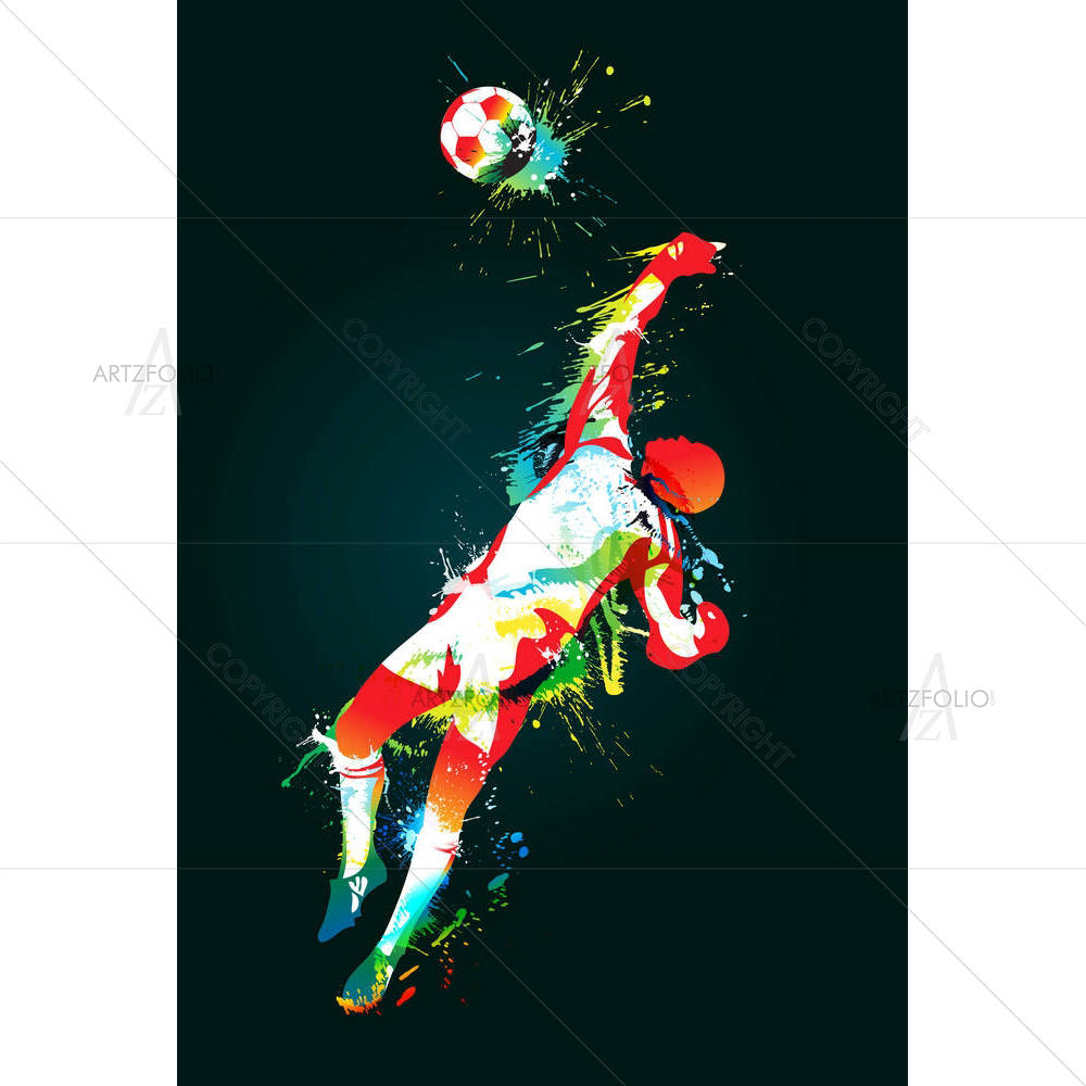 Football Goalkeeper — Signs custom art by ArtzFolio