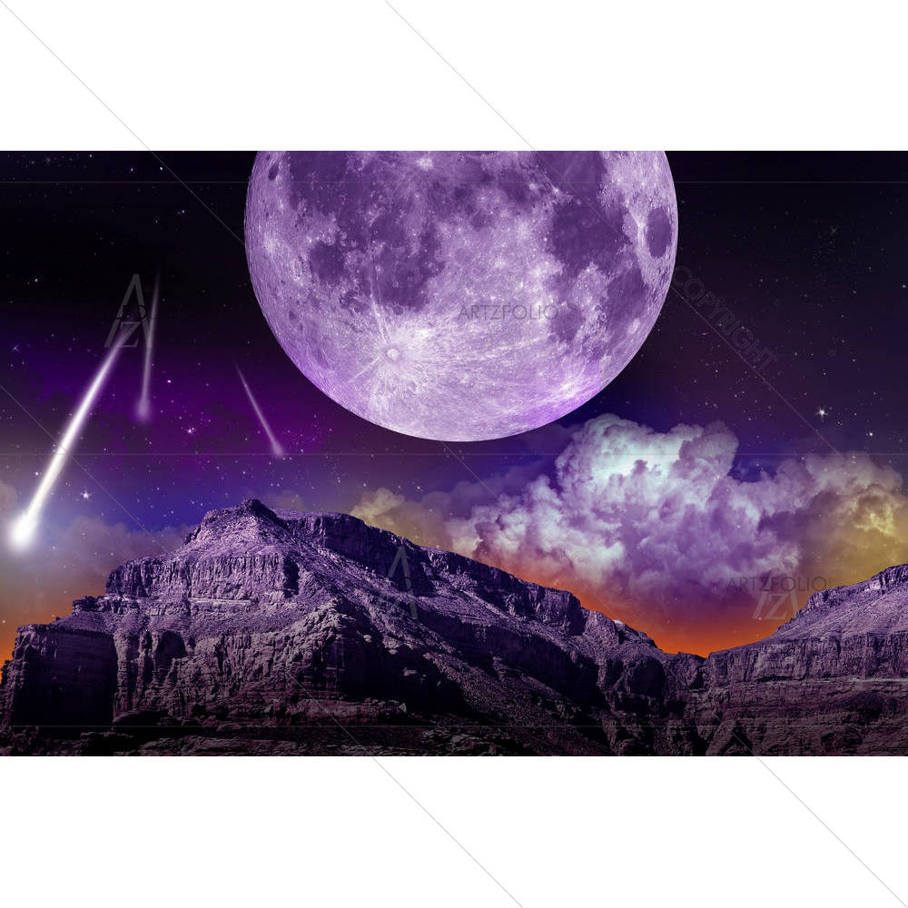Fantasy Night — Abstract custom art by ArtzFolio