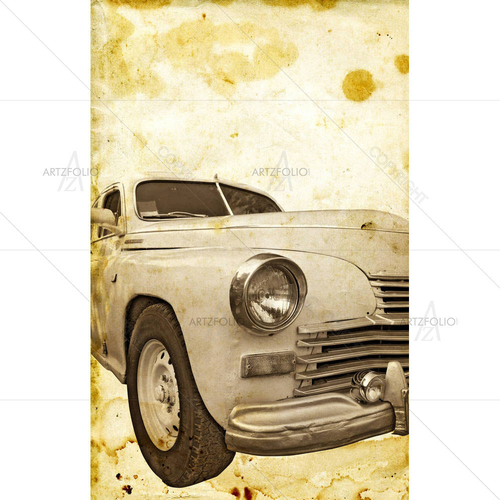 Vintage Car D1 — custom-size art design 5000521
