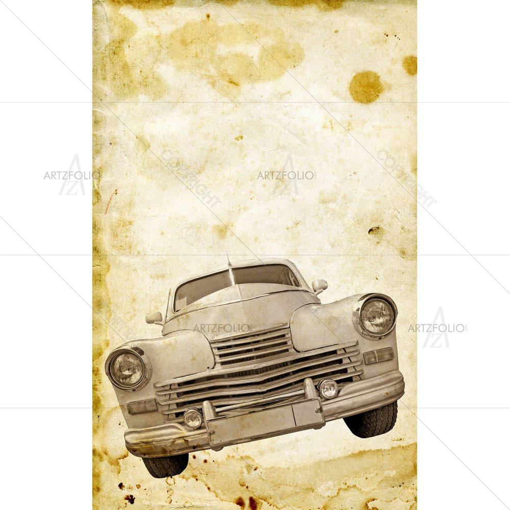 Vintage Car D2 — Abstract custom art by ArtzFolio