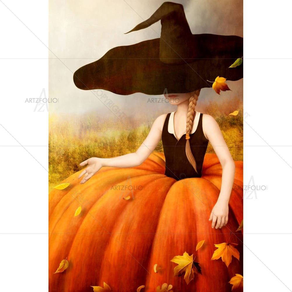 Fall Girl — custom-size art design 5000531