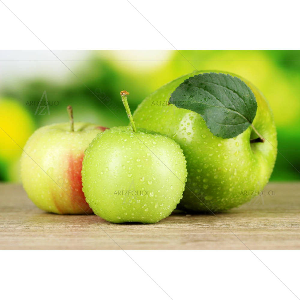 Organic Apples Image — Cuisine custom art by ArtzFolio