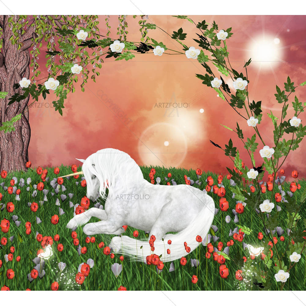 Beautiful Unicorn D2 — Animals custom art by ArtzFolio