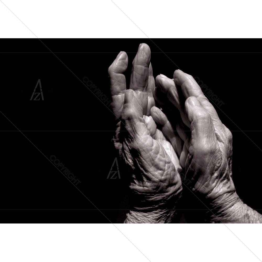 Older Lady's Hands — custom-size art design 5000584