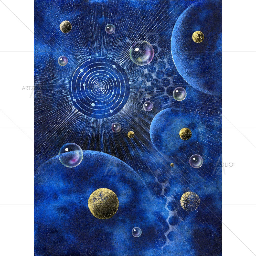 Corona Like Structure — Devotional custom art by ArtzFolio