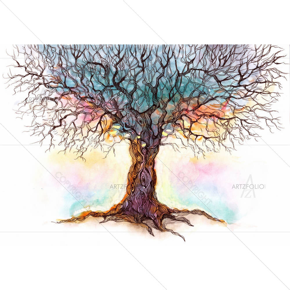 Old Tree — Ancient custom art by ArtzFolio