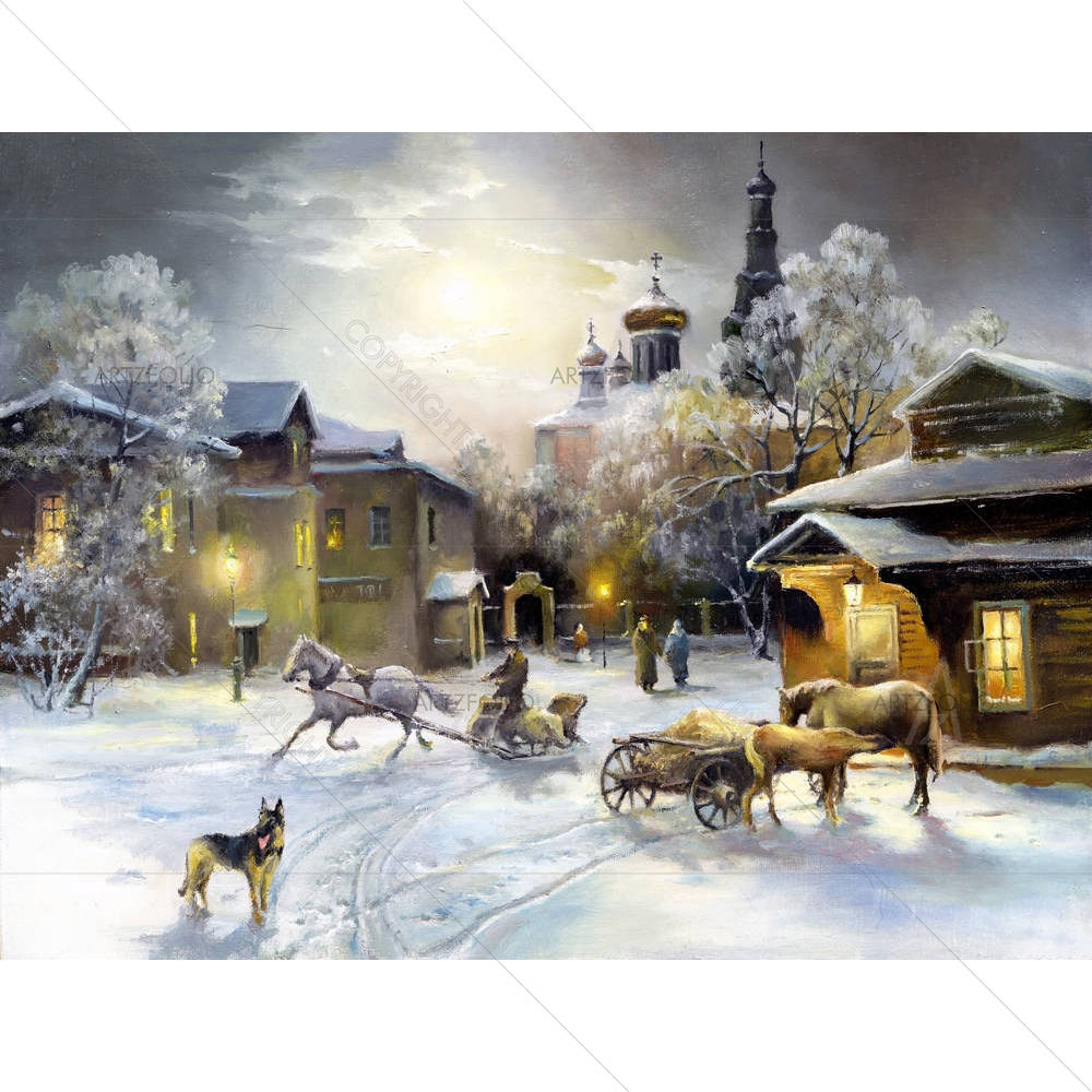 Rural Landscape D1 — custom-size art design 5000619