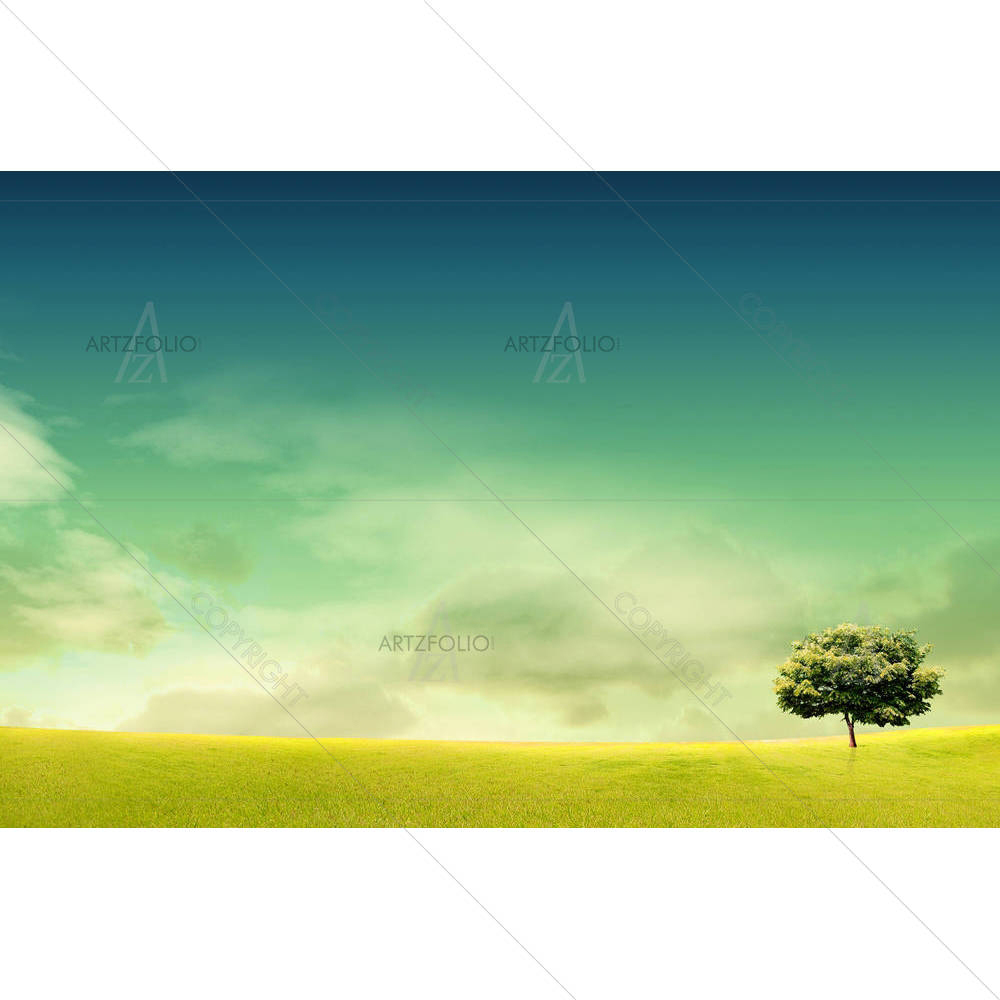 Spring Landscape D1 — custom-size art design 5000630